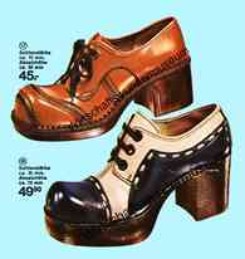 Plateauschuhe 70er Jahre Plateauschuhe 70er Jahre