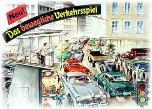 Verkehrsspiele Auto 1950er Jahre